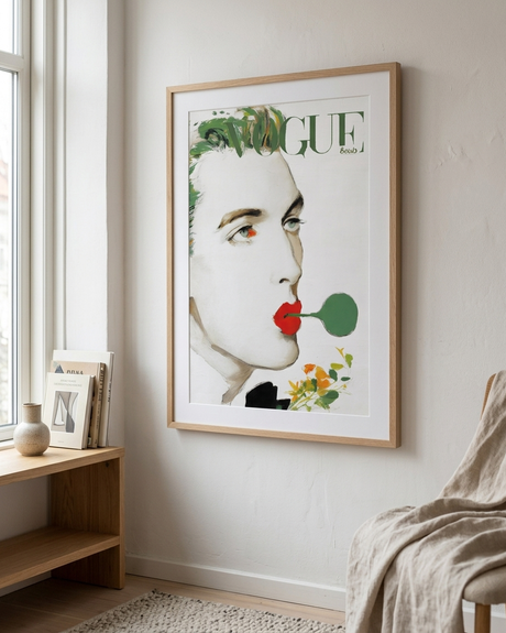Vogue Røde Læber plakat