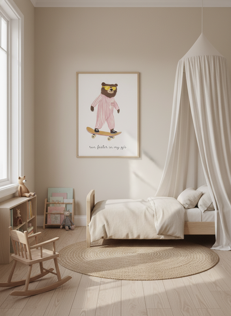 Sej Bamse i Pyjamas plakat