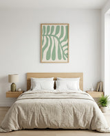 plakat mockup for monstera-blad-plakat