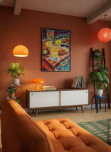 tacos og margarita plakat – interiør mockup