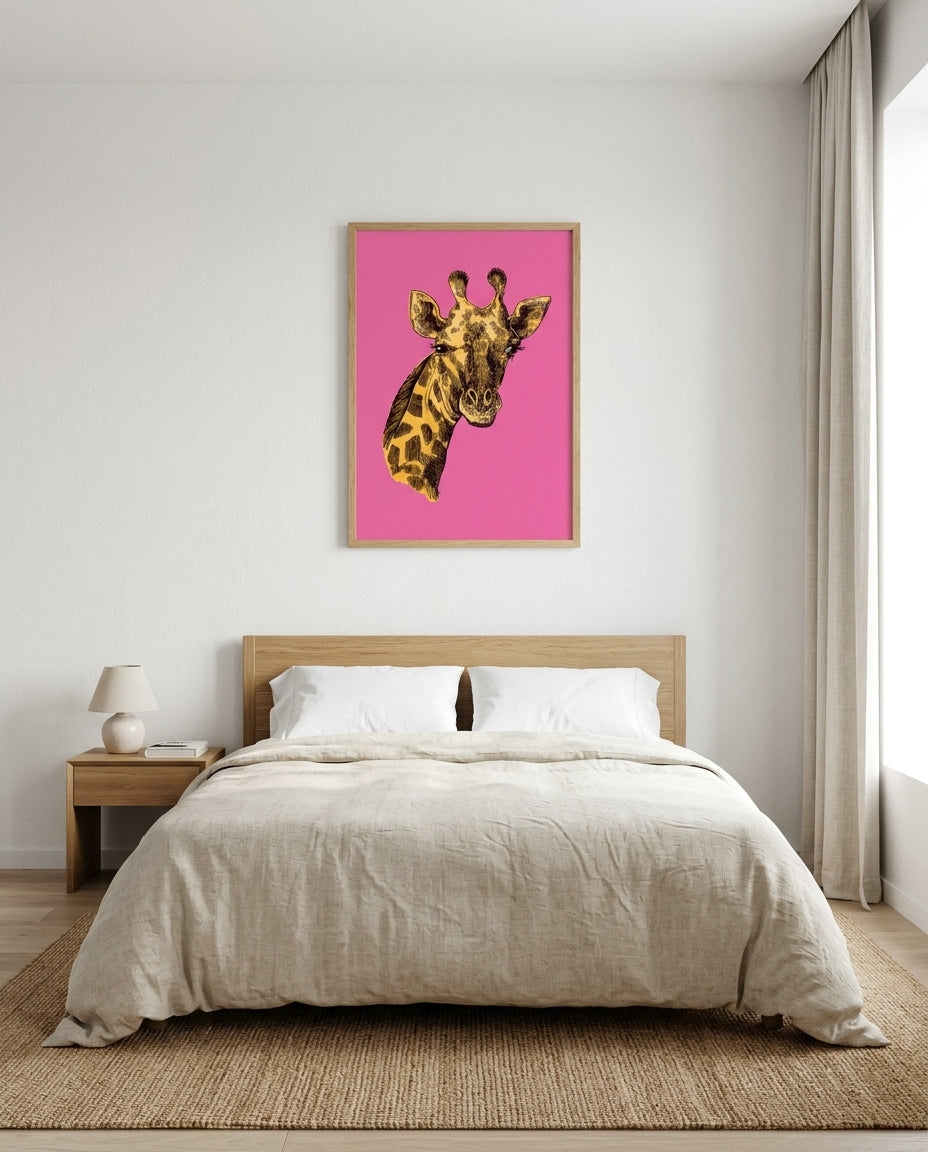 plakat mockup for pink-giraf-plakat