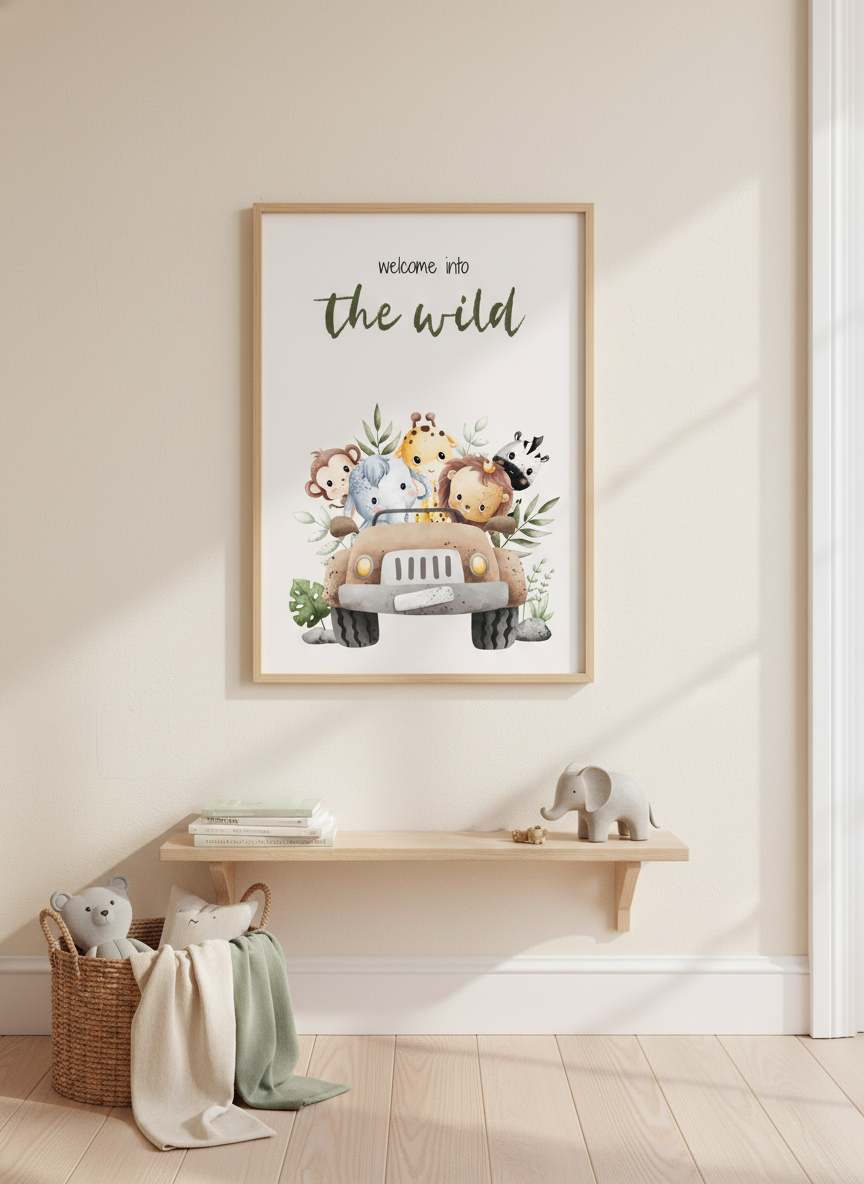 Velkommen til vildmarken plakat