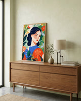 plakat mockup for blomsterportraet-plakat